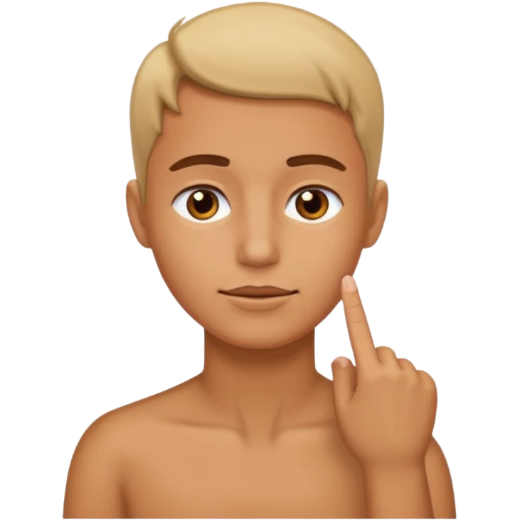 put your big finger on the neck  emoji