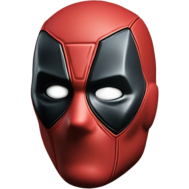 a deadpool head with a like emoji
