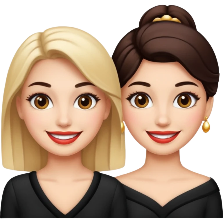 Well groomed girls emoji