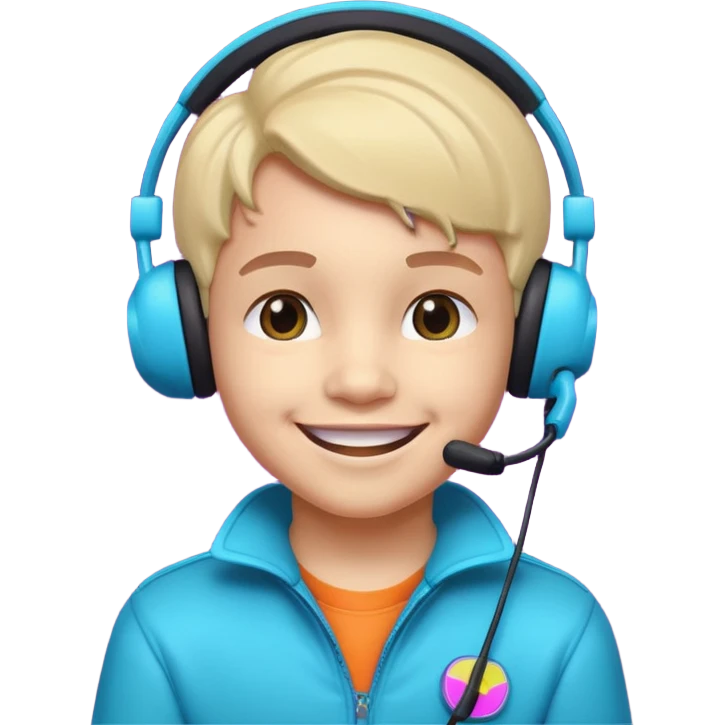 Retro Arcade Kid emoji