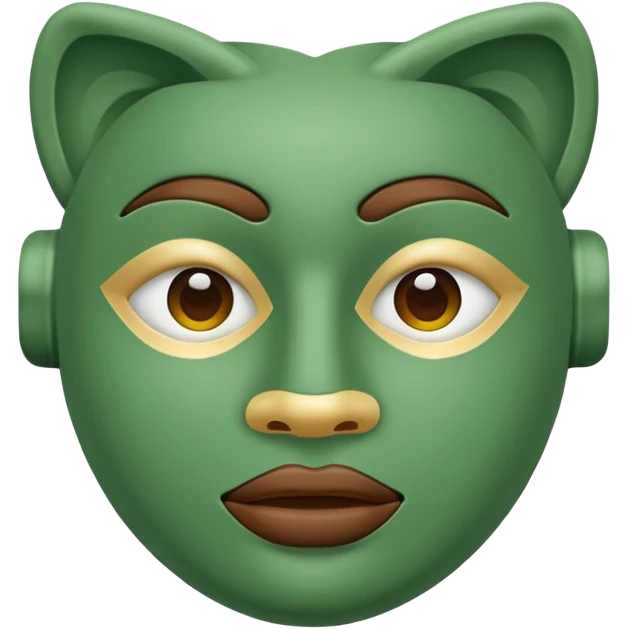 clay mask emoji