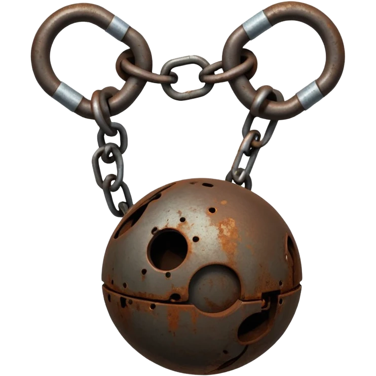 Ball and chain emoji