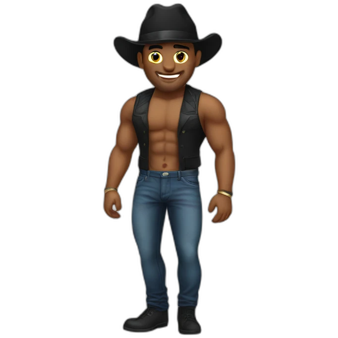 Male stripper emoji