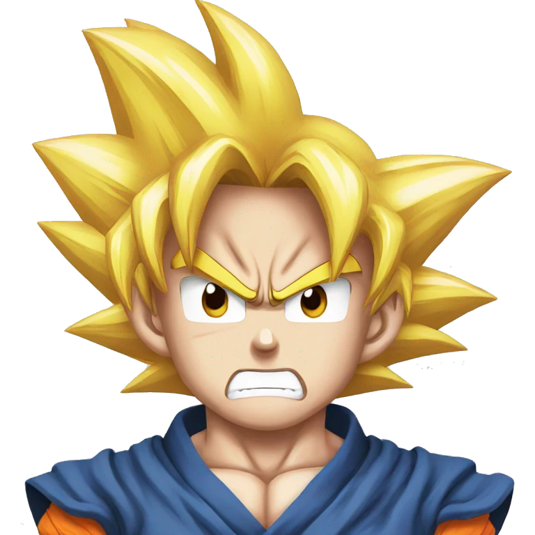 Goku angry emoji