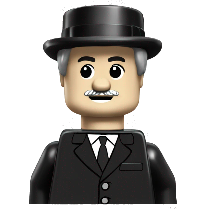 Charles Chaplin lego full body emoji