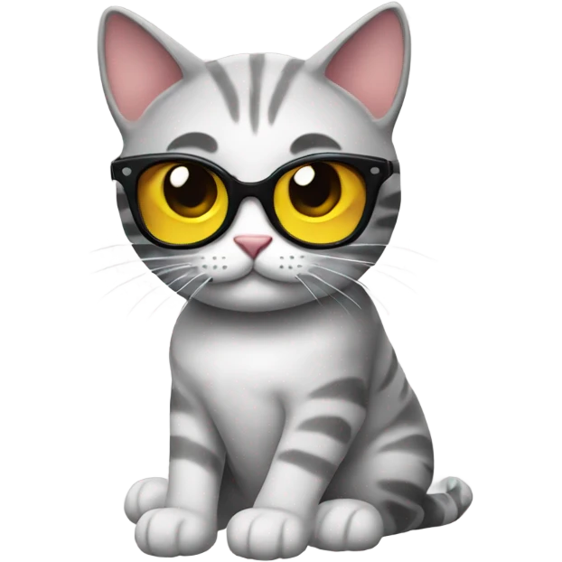 Cool cat emoji