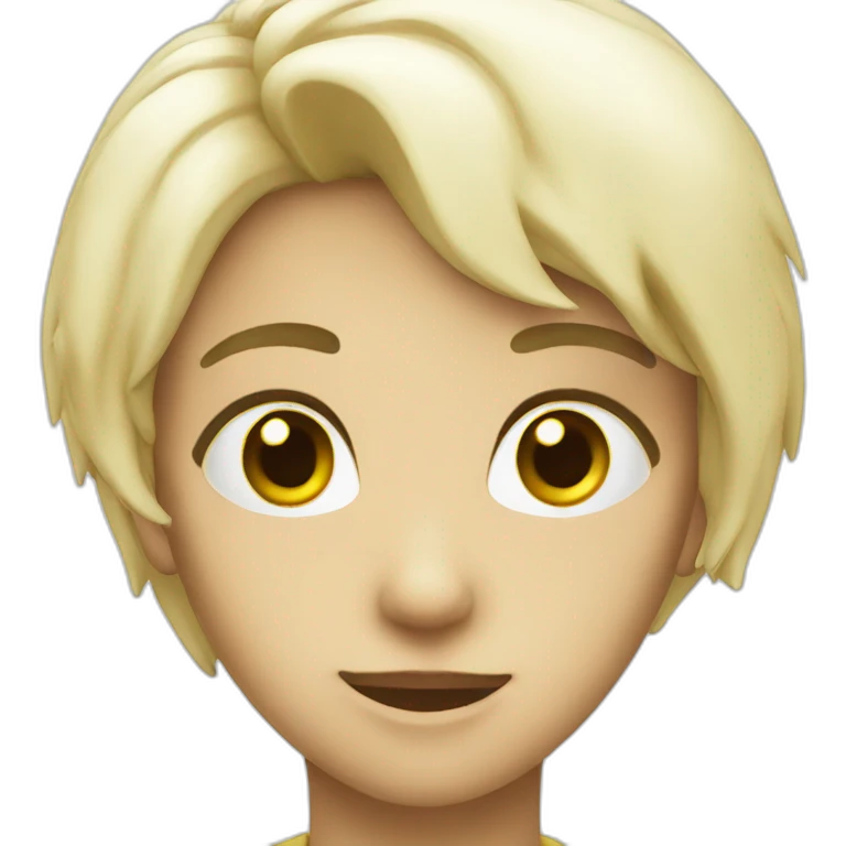 Chat blanc emoji