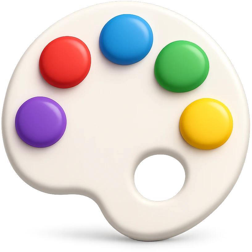 {
  "title": "3D Skeuomorphic Emoji Icon Schema",
  "type": "object",
  "properties": {
    "object": {
      "type": "string",
      "description": "Name of the object to be represented (e.g., 'money bag', 'camera', 'pizza')."
    },
    "style": {
      "type": "string",
      "enum": ["3D skeuomorphic emoji"],
      "description": "Visual style to be used for rendering."
    },
    "materials": {
      "type": "object",
      "properties": {
        "base": {
          "type": "string",
          "description": "Primary material texture, e.g., 'smooth cloth', 'metallic', 'plastic'."
        },
        "details": {
          "type": "array",
          "items": { "type": "string" },
          "description": "Secondary materials or embellishments (e.g., rope, buttons, stitching)."
        }
      }
    },
    "colors": {
      "type": "object",
      "properties": {
        "baseColor": {
          "type": "string",
          "description": "Main color of the object (e.g., '#F5DEB3' for a beige sack)."
        },
        "accentColors": {
          "type": "array",
          "items": { "type": "string" },
          "description": "Accent or highlight colors (e.g., yellow for dollar sign)."
        }
      }
    },
    "lighting": {
      "type": "object",
      "properties": {
        "type": {
          "type": "string",
          "enum": ["soft", "ambient", "studio"],
          "description": "Lighting type used to shade and define volume."
        },
        "shadows": {
          "type": "boolean",
          "description": "Indicates if soft drop shadows are used."
        }
      }
    },
    "geometry": {
      "type": "object",
      "properties": {
        "dimensionality": {
          "type": "string",
          "enum": ["3D"],
          "description": "Indicates that object is rendered in 3D."
        },
        "roundedEdges": {
          "type": "boolean",
          "description": "Indicates if object has smooth, rounded edges."
        }
      }
    },
    "expression": {
      "type": "string",
      "enum": ["playful", "realistic", "friendly"],
      "description": "Overall emotional tone of the icon."
    },
    "background": {
      "type": "string",
      "enum": ["transparent", "white", "gradient"],
      "description": "Background type for the rendered emoji."
    }
  },
  "required": ["object", "style", "materials", "colors", "lighting", "geometry", "expression", "background"]
}

palette emoji