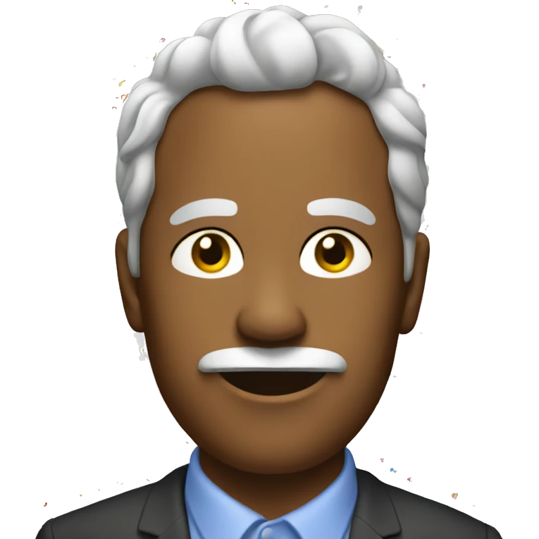 man in confetty emoji