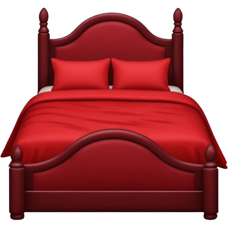 dark red bed emoji emoji