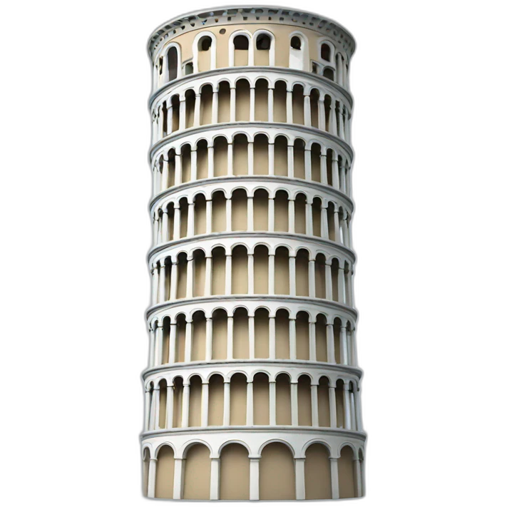 Pisa tower emoji