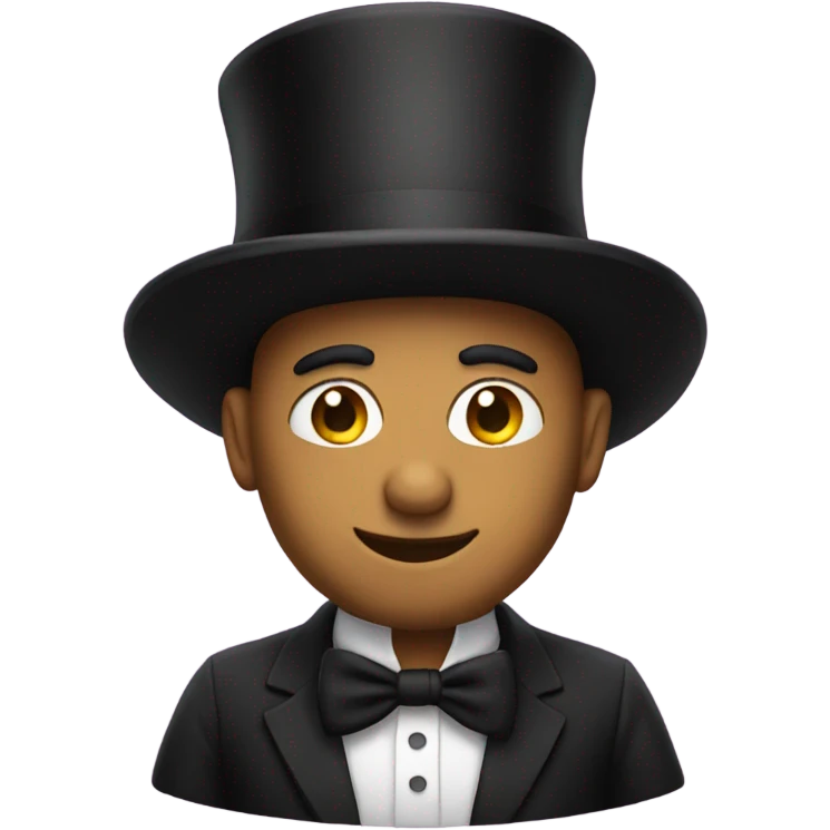 Me with a top hat emoji
