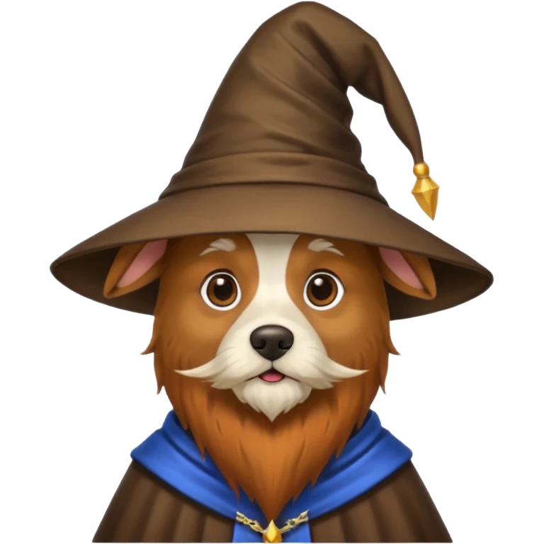 Dog wizard emoji