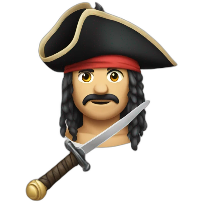 épée de pirate emoji