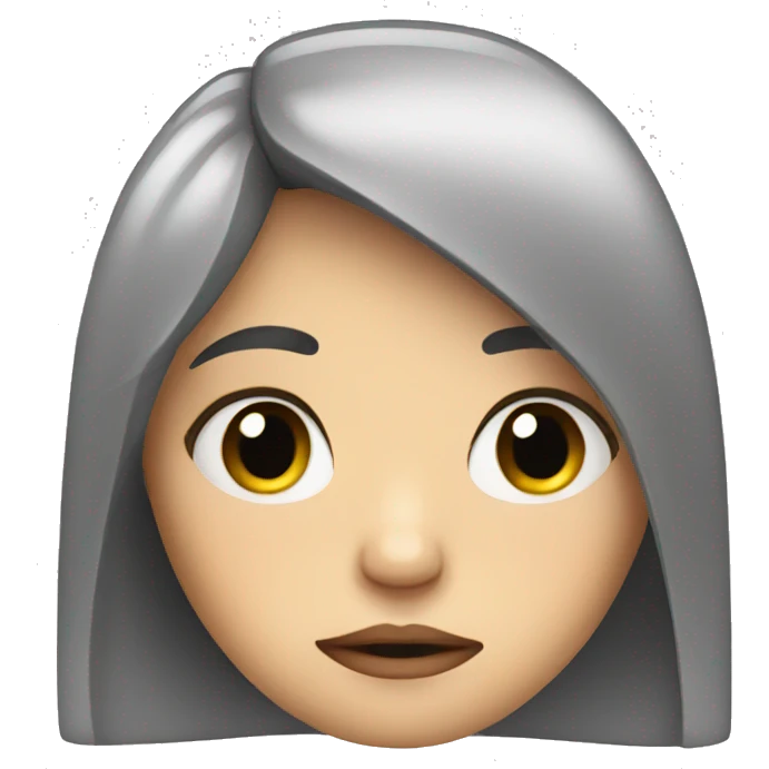 Sad girl emoji