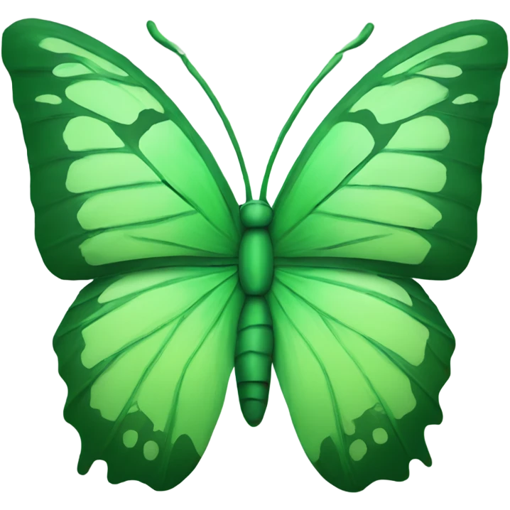 Green butterfly split into two . Hexcode#98cbf4 emoji