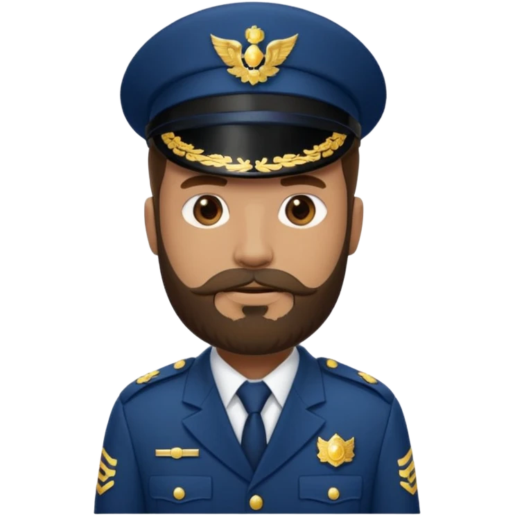bearded doorman emoji
