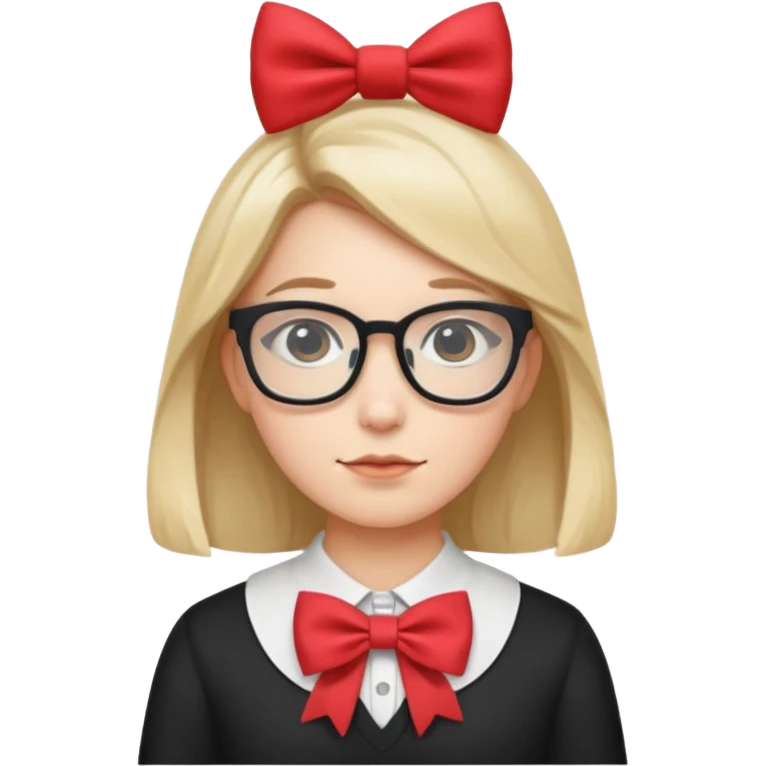 🤓+🎀 emoji