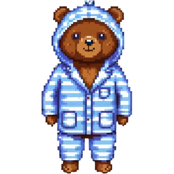 bear in pajamas emoji