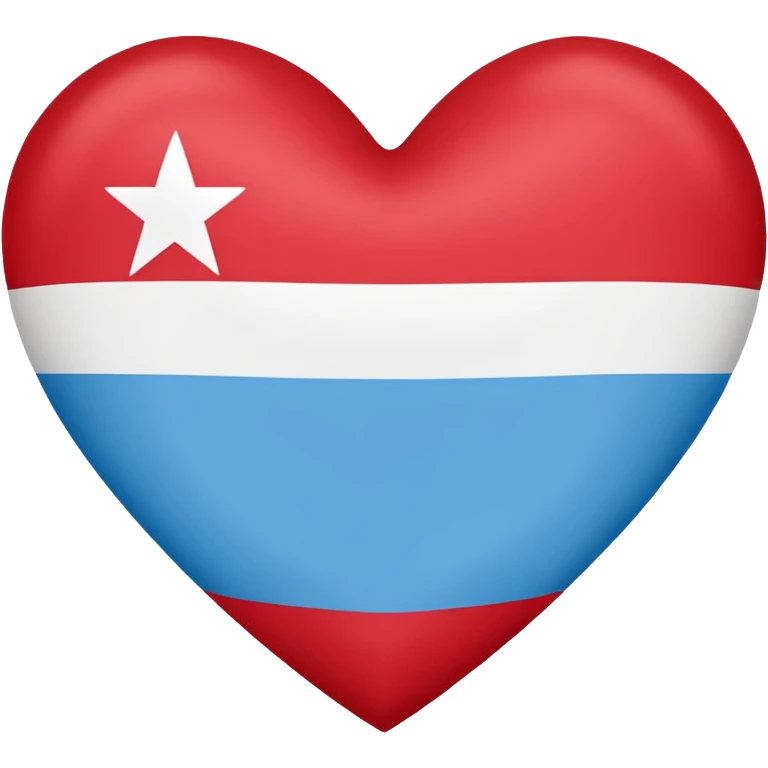 Heart flag micronesia emoji
