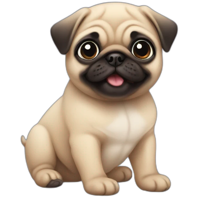baby pug emoji