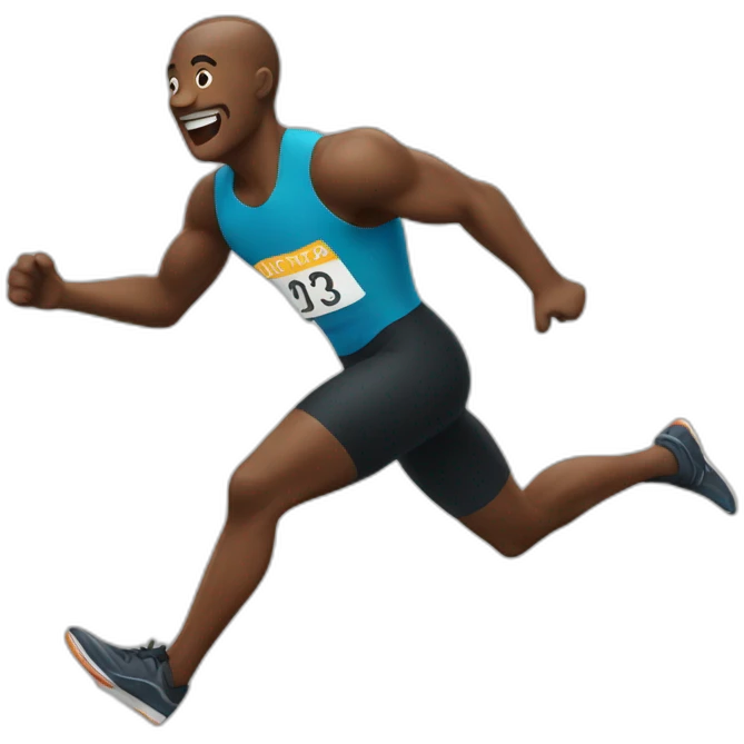 Sprinting emoji