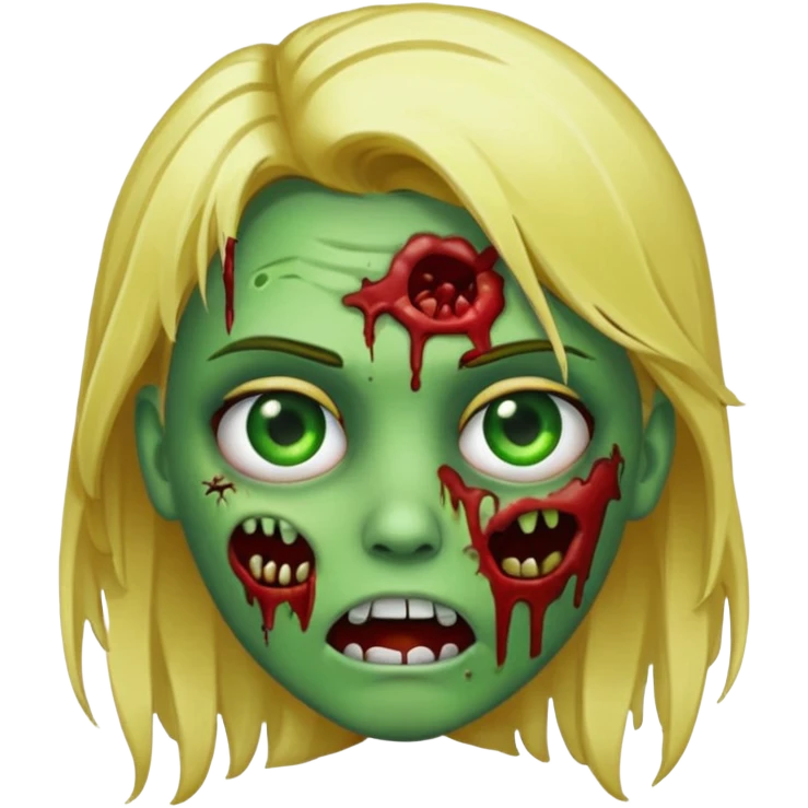 zombie blond emoji emoji