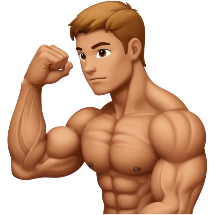 big muscular arm emoji