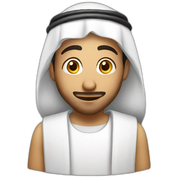Arab with oil barrel emoji