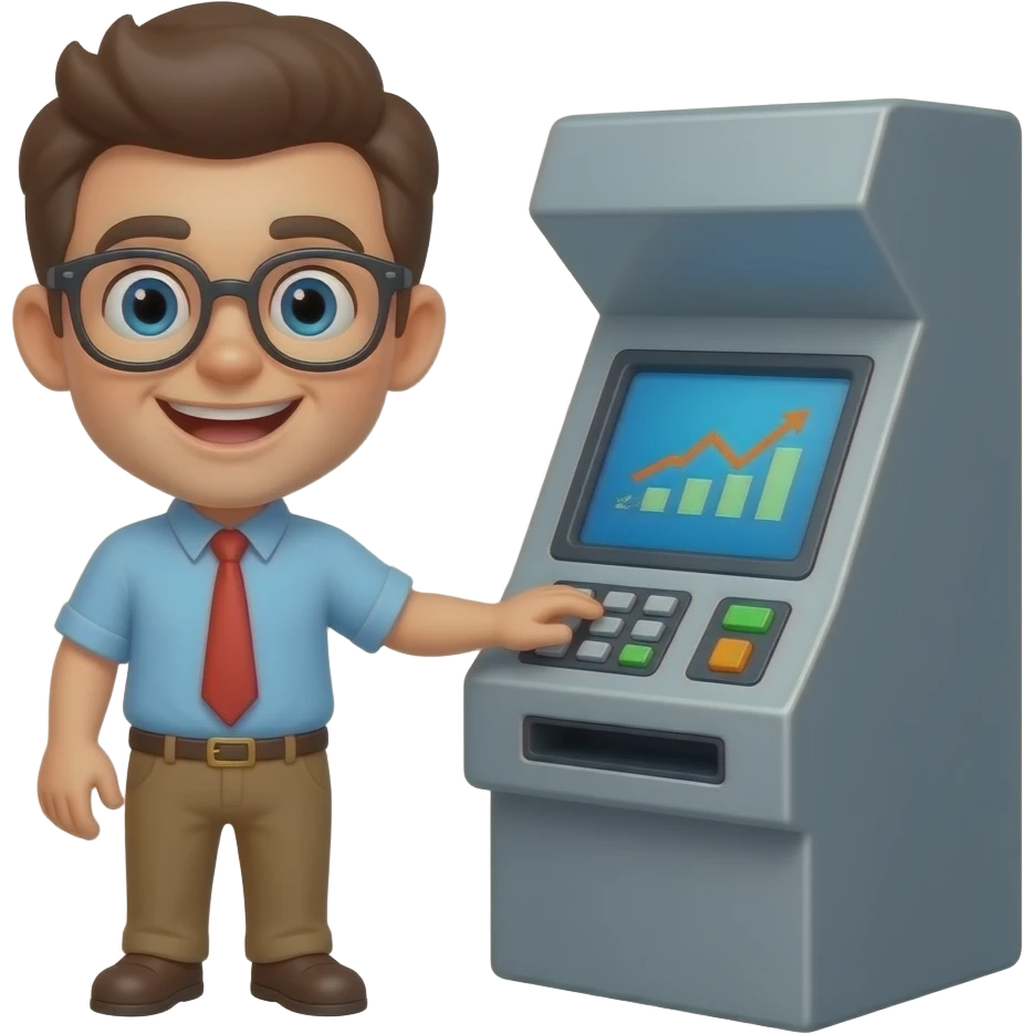 finance fun human machine emoji