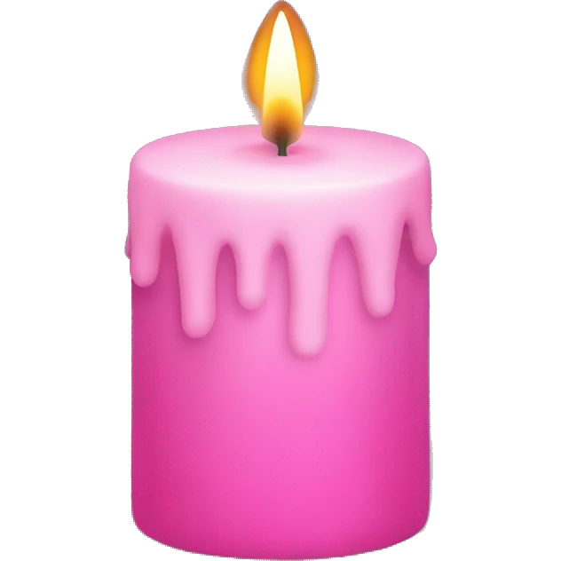 pink candle emoji