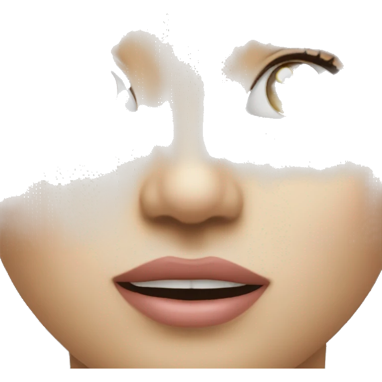 Visage sensuel emoji