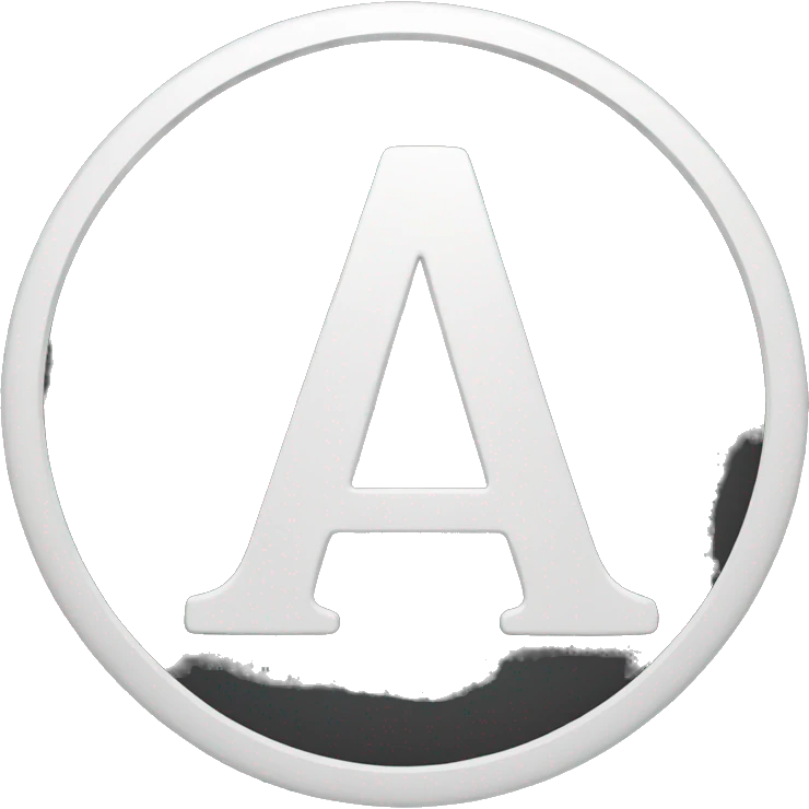 Letter a emoji