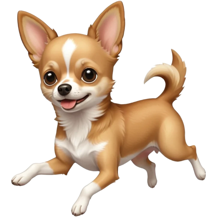 chihuahua jumping  emoji