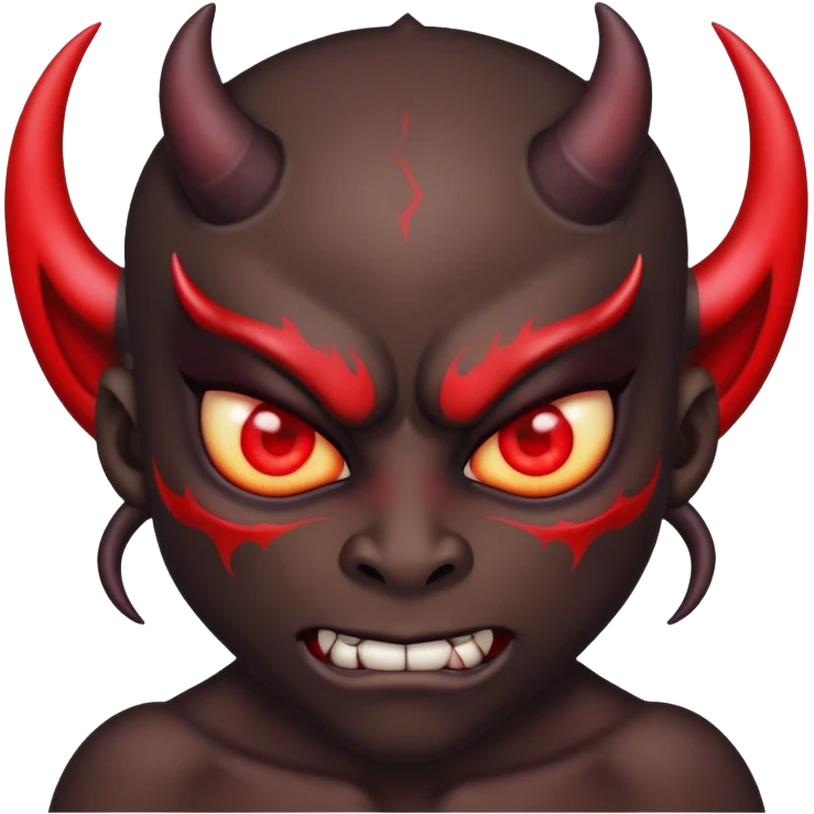 demon black red emoji