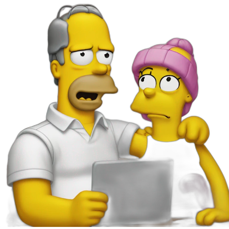 Homer Simpson was black emoji