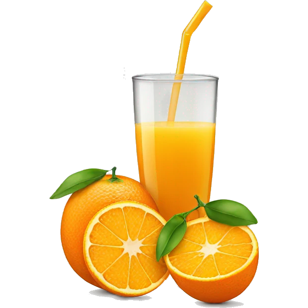 Orange juice  emoji