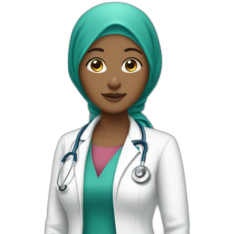 Hijab doctor emoji