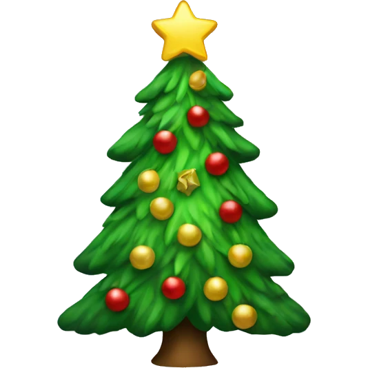 Christmas tree emoji