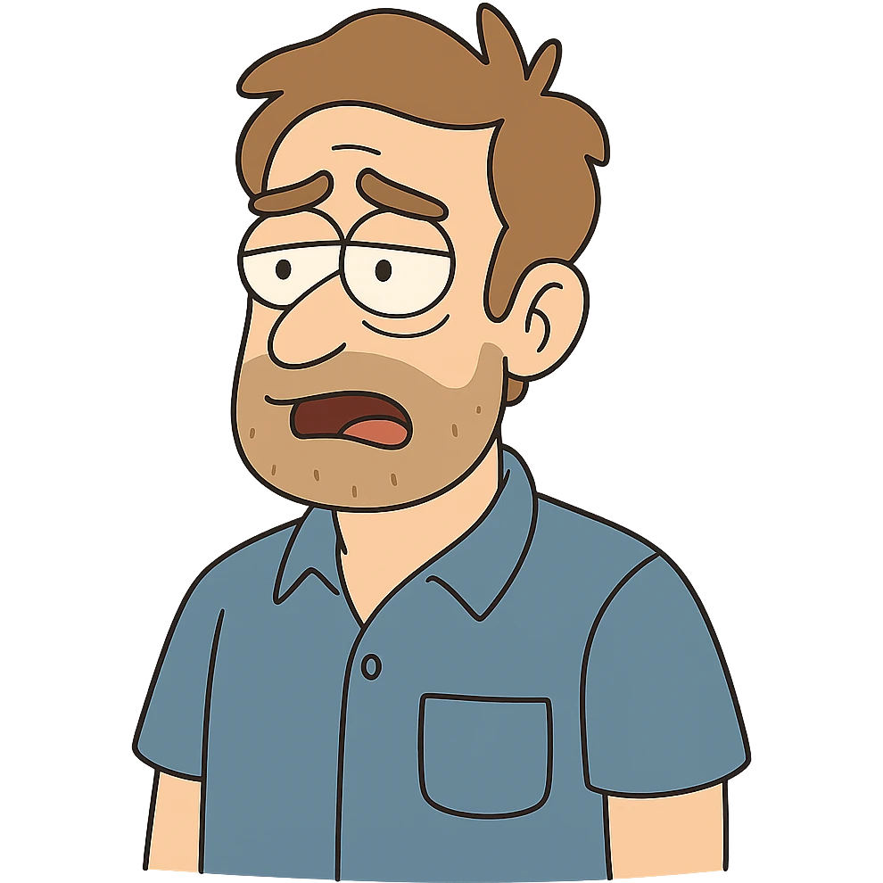 blue shirt in flat toon style emoji