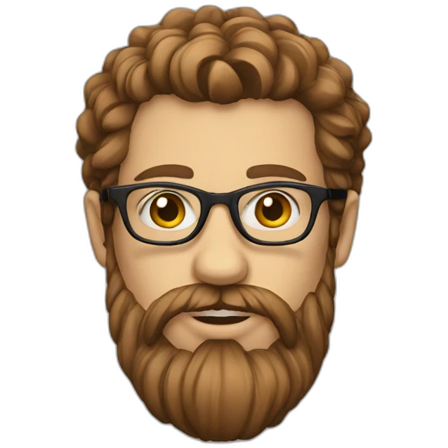 Hipster emoji