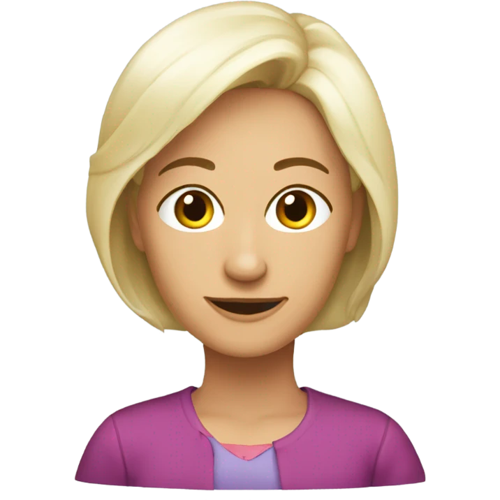 Мама , брюнетка, голубые глаза  emoji