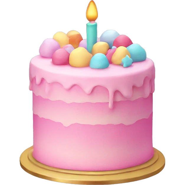 Magic pastel cake emoji