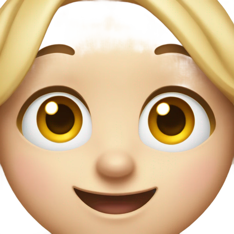 face of cute emoji