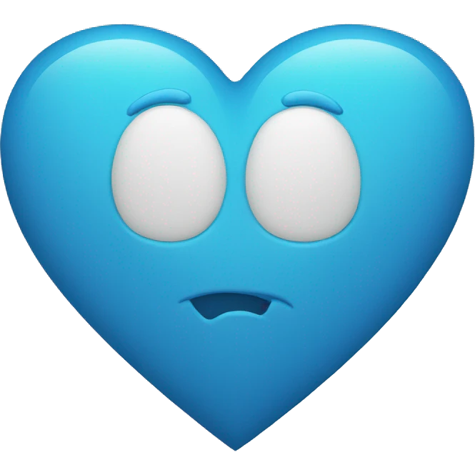 IT Blue Heart emoji