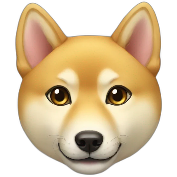 golden shibainu and black cat emoji