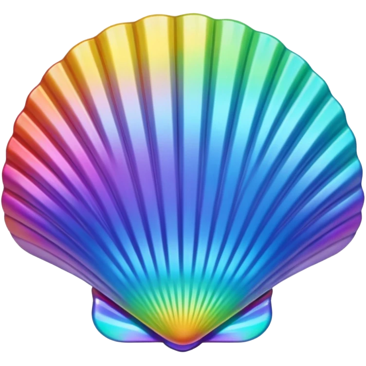 Rainbow Prism Shell emoji