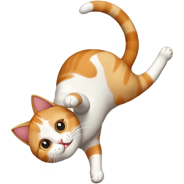 Cat doing a cartwheel  emoji