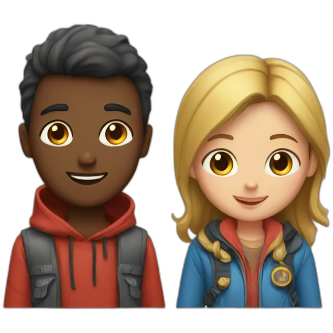boy and girl in instambul emoji