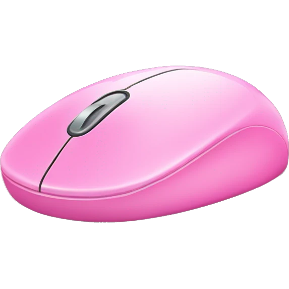 Pink computer mouse  emoji